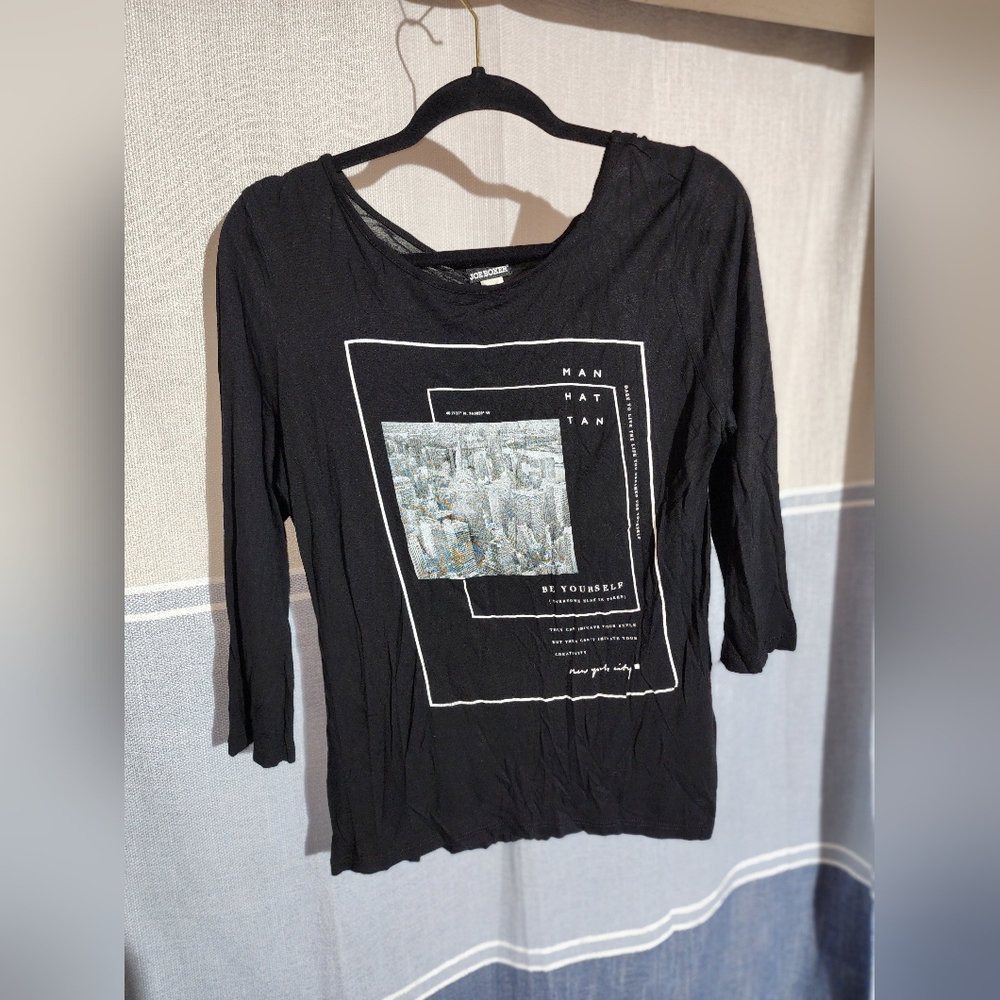 Joe Boxer black shirt